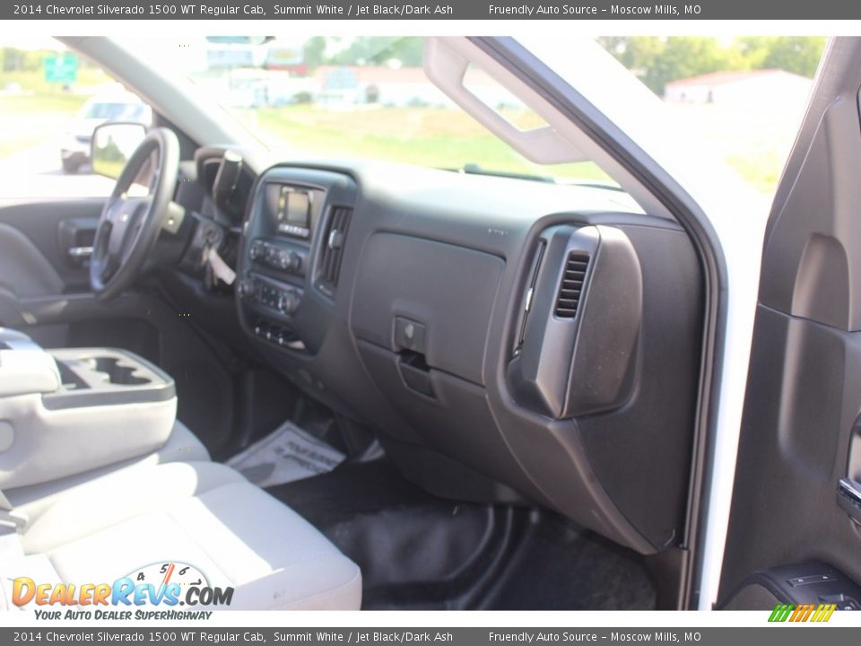 2014 Chevrolet Silverado 1500 WT Regular Cab Summit White / Jet Black/Dark Ash Photo #21