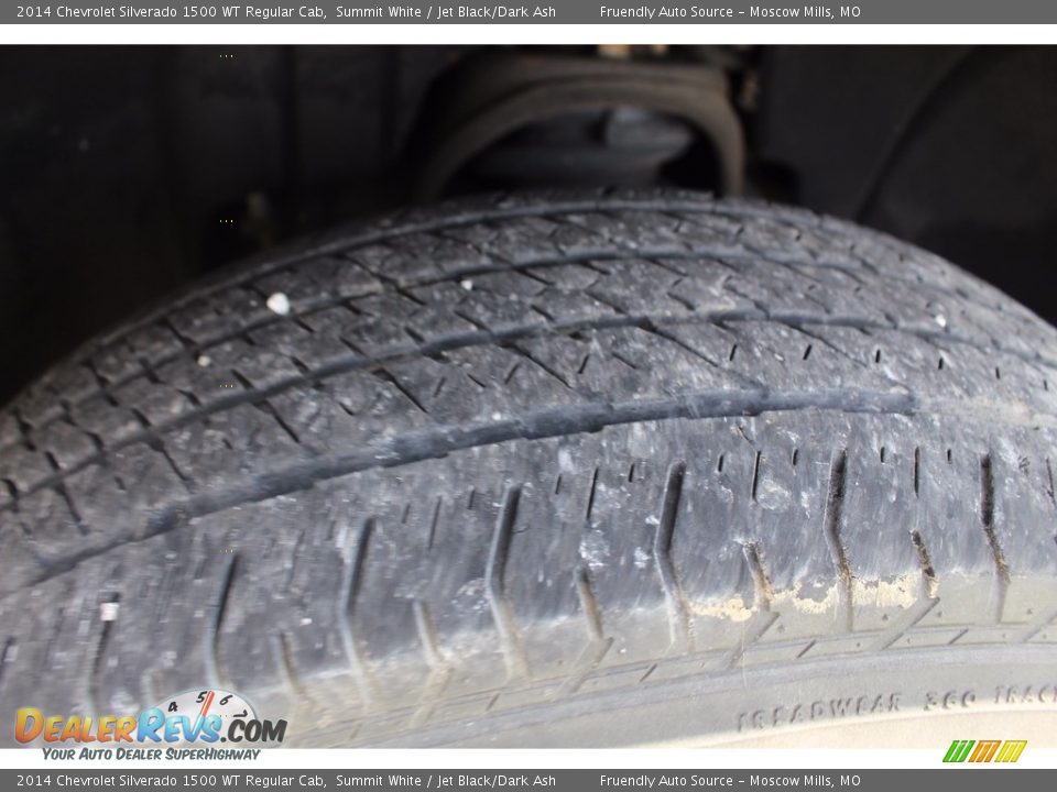 2014 Chevrolet Silverado 1500 WT Regular Cab Summit White / Jet Black/Dark Ash Photo #22