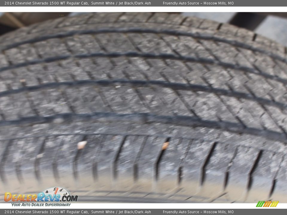 2014 Chevrolet Silverado 1500 WT Regular Cab Summit White / Jet Black/Dark Ash Photo #23