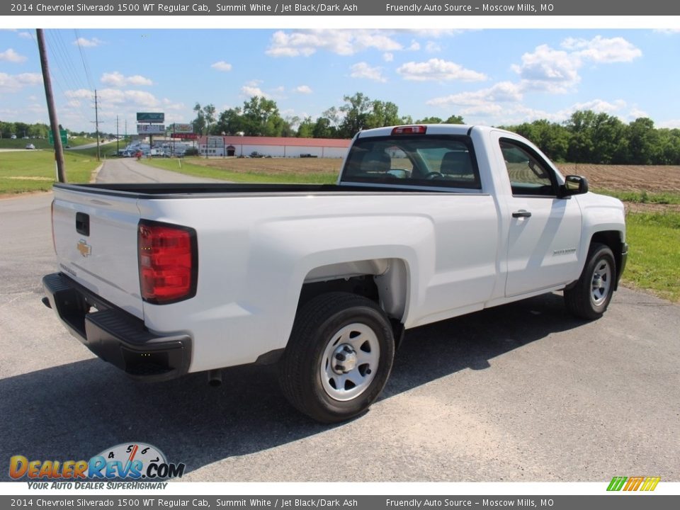 2014 Chevrolet Silverado 1500 WT Regular Cab Summit White / Jet Black/Dark Ash Photo #24