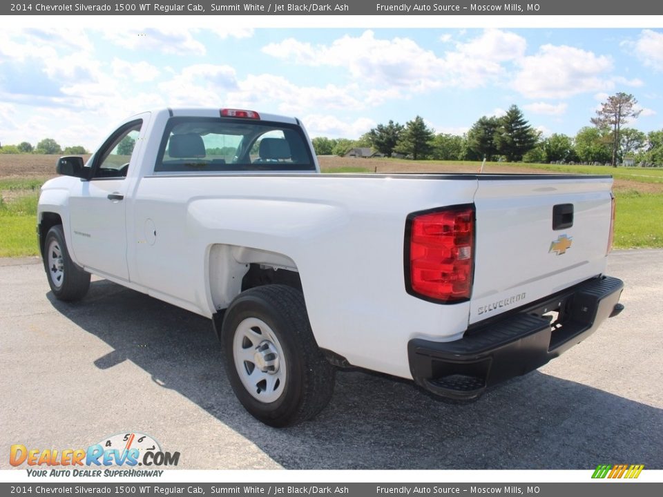 2014 Chevrolet Silverado 1500 WT Regular Cab Summit White / Jet Black/Dark Ash Photo #25
