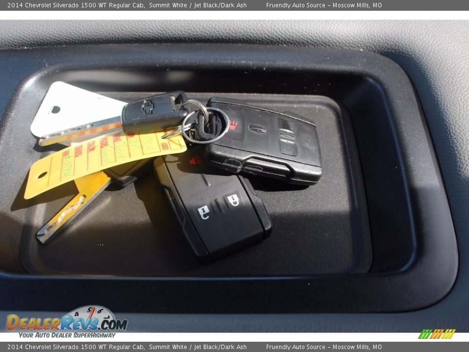2014 Chevrolet Silverado 1500 WT Regular Cab Summit White / Jet Black/Dark Ash Photo #29