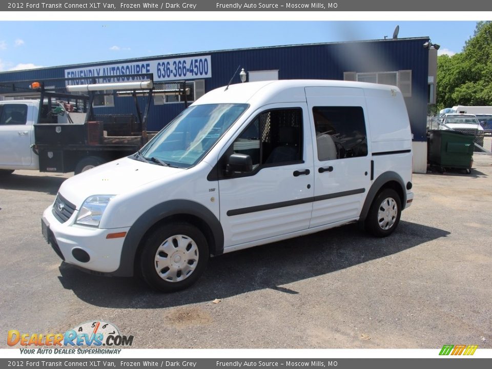 2012 Ford Transit Connect XLT Van Frozen White / Dark Grey Photo #9