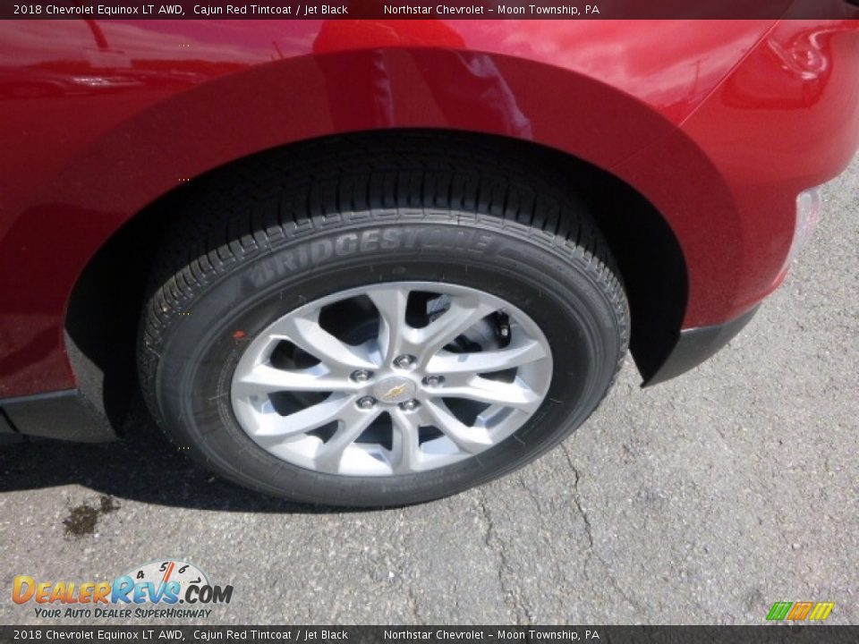 2018 Chevrolet Equinox LT AWD Cajun Red Tintcoat / Jet Black Photo #8