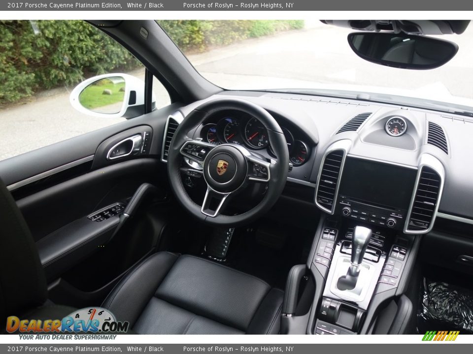 Dashboard of 2017 Porsche Cayenne Platinum Edition Photo #12