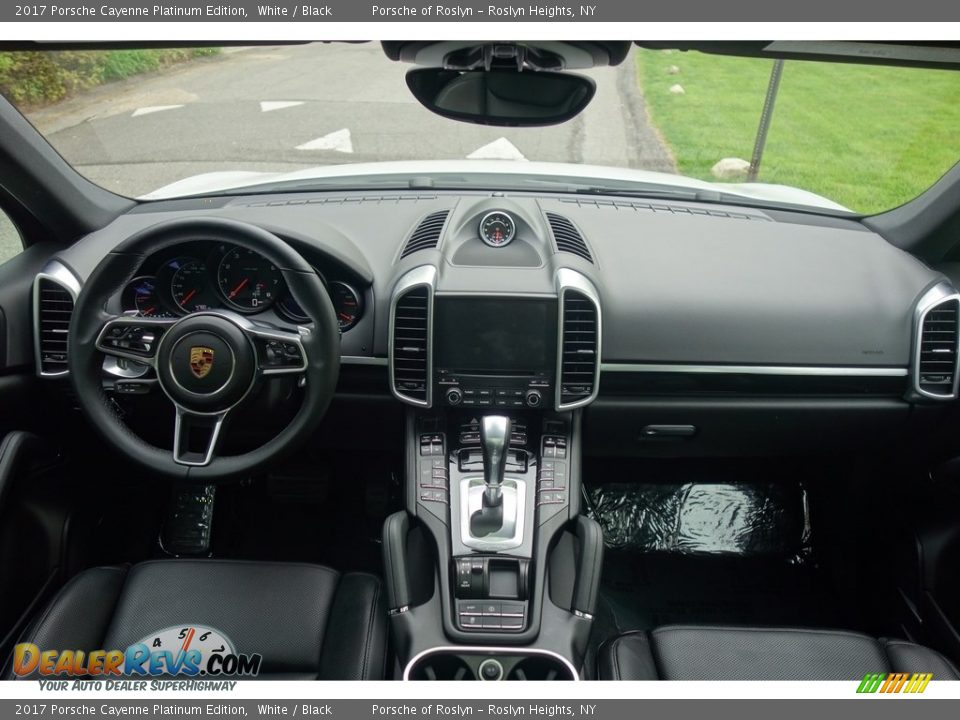Dashboard of 2017 Porsche Cayenne Platinum Edition Photo #13