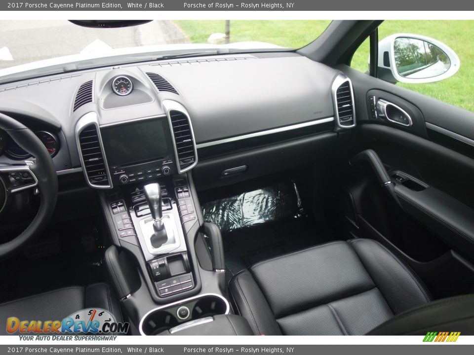 Dashboard of 2017 Porsche Cayenne Platinum Edition Photo #14