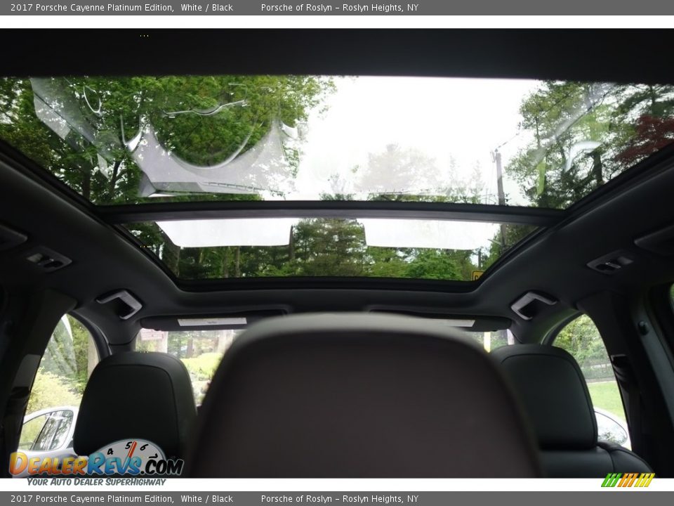 Sunroof of 2017 Porsche Cayenne Platinum Edition Photo #17