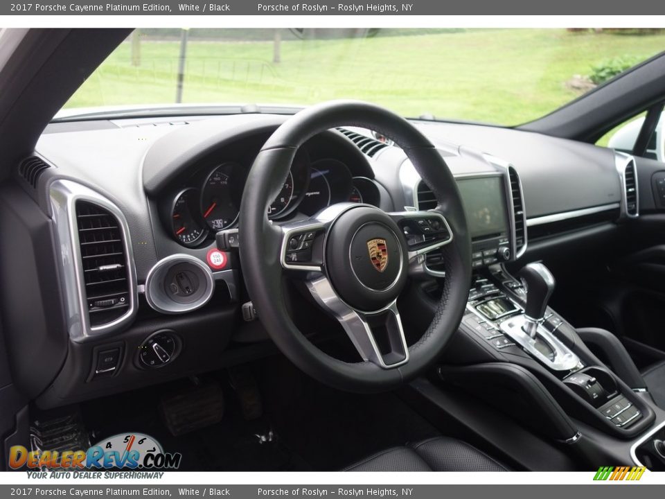 2017 Porsche Cayenne Platinum Edition White / Black Photo #20