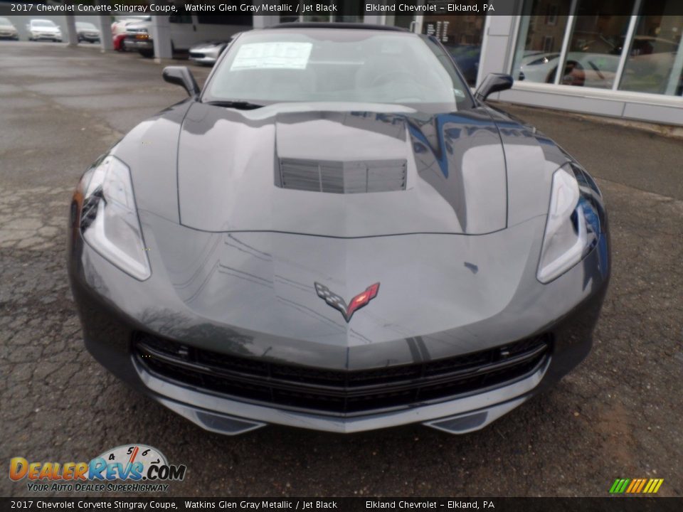 2017 Chevrolet Corvette Stingray Coupe Watkins Glen Gray Metallic / Jet Black Photo #3