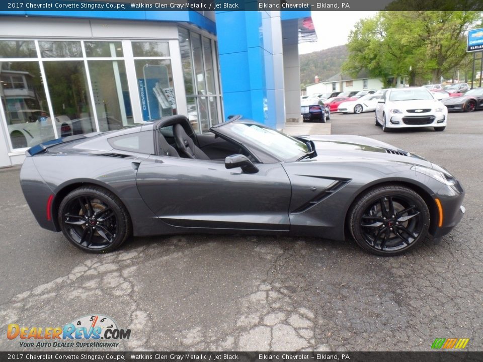 2017 Chevrolet Corvette Stingray Coupe Watkins Glen Gray Metallic / Jet Black Photo #5