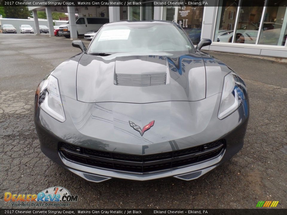 2017 Chevrolet Corvette Stingray Coupe Watkins Glen Gray Metallic / Jet Black Photo #8