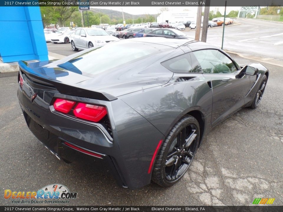 2017 Chevrolet Corvette Stingray Coupe Watkins Glen Gray Metallic / Jet Black Photo #11