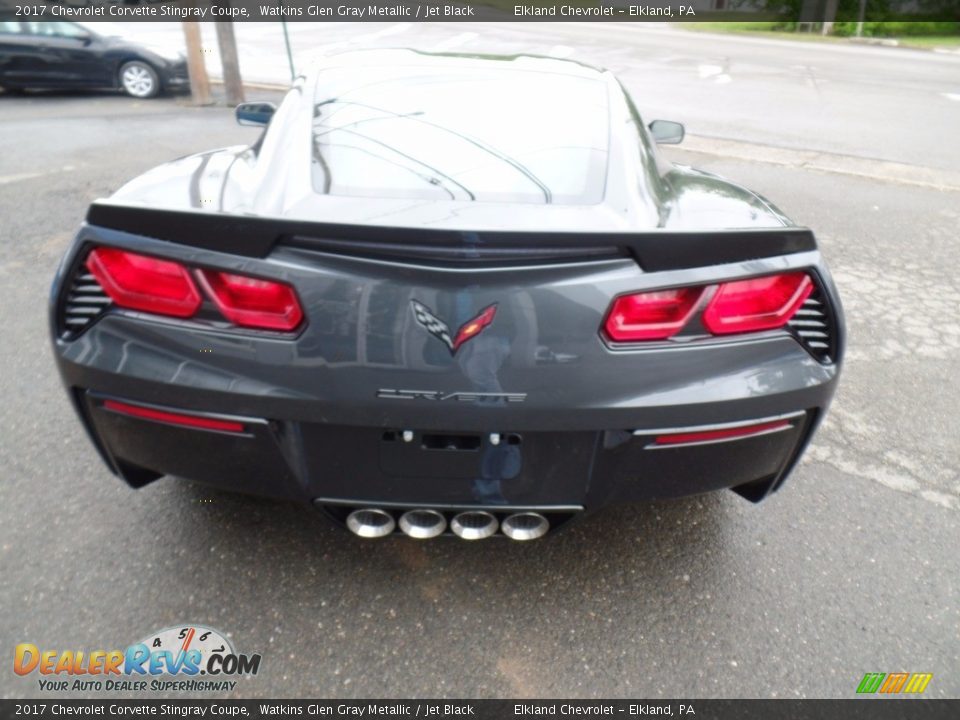 2017 Chevrolet Corvette Stingray Coupe Watkins Glen Gray Metallic / Jet Black Photo #12