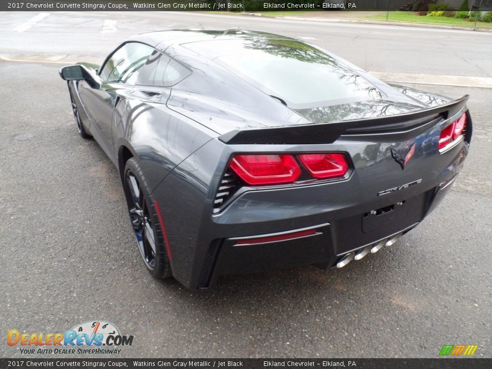 2017 Chevrolet Corvette Stingray Coupe Watkins Glen Gray Metallic / Jet Black Photo #13