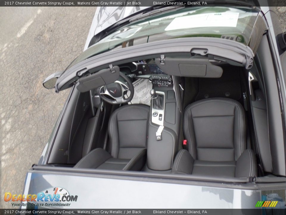 2017 Chevrolet Corvette Stingray Coupe Watkins Glen Gray Metallic / Jet Black Photo #14