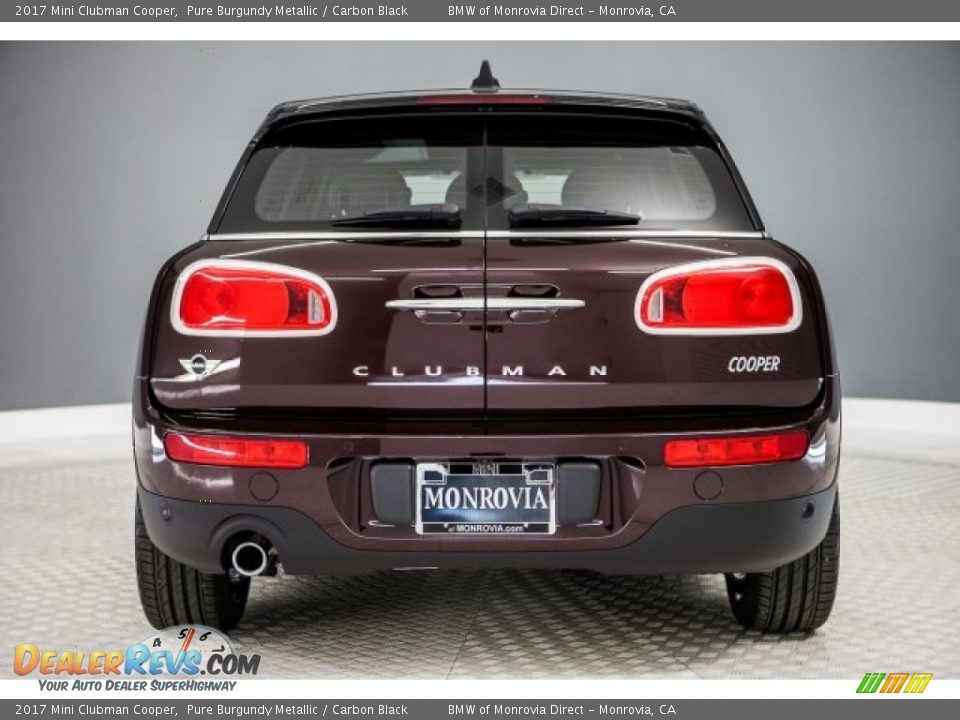 2017 Mini Clubman Cooper Pure Burgundy Metallic / Carbon Black Photo #4