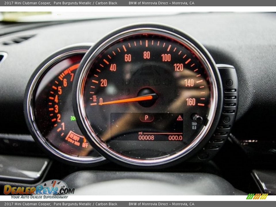 2017 Mini Clubman Cooper Pure Burgundy Metallic / Carbon Black Photo #7