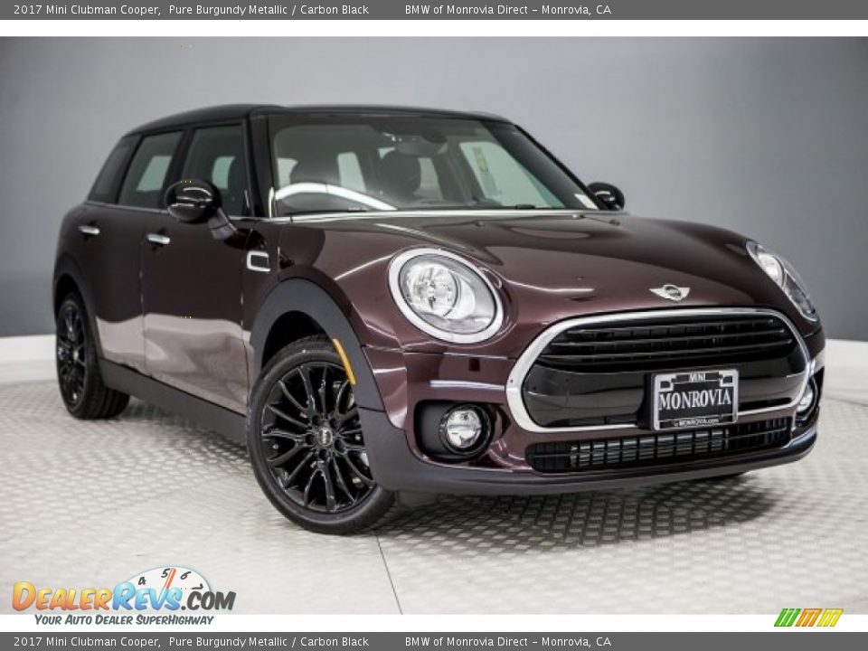 2017 Mini Clubman Cooper Pure Burgundy Metallic / Carbon Black Photo #12