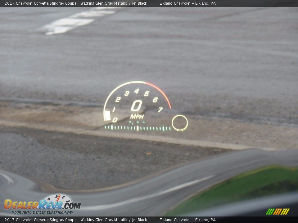 2017 Chevrolet Corvette Stingray Coupe Watkins Glen Gray Metallic / Jet Black Photo #30