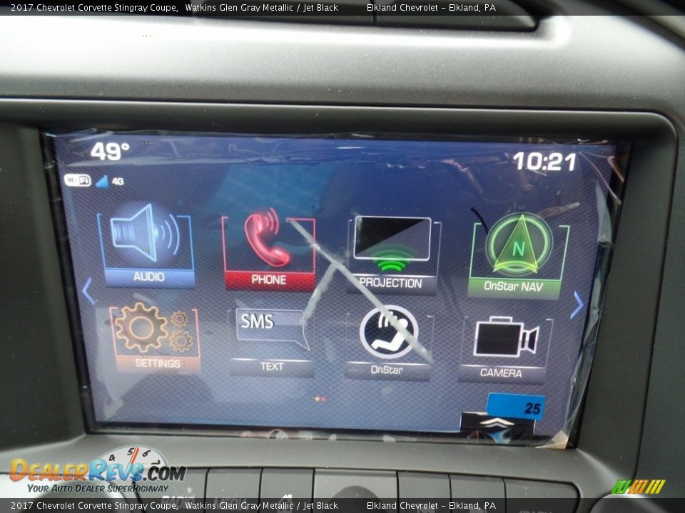 2017 Chevrolet Corvette Stingray Coupe Watkins Glen Gray Metallic / Jet Black Photo #32