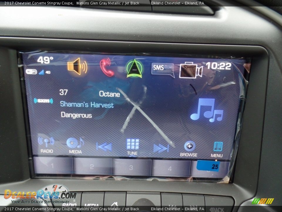2017 Chevrolet Corvette Stingray Coupe Watkins Glen Gray Metallic / Jet Black Photo #33