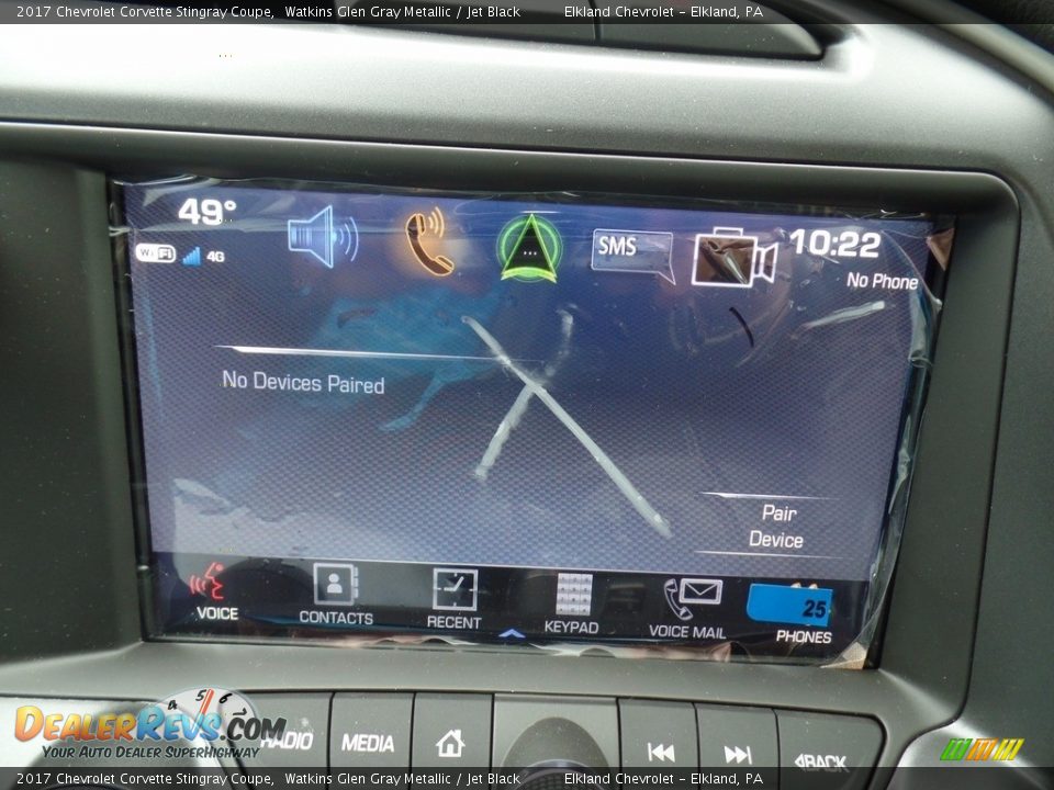 2017 Chevrolet Corvette Stingray Coupe Watkins Glen Gray Metallic / Jet Black Photo #34