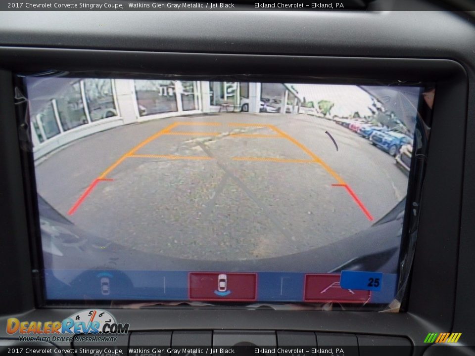 2017 Chevrolet Corvette Stingray Coupe Watkins Glen Gray Metallic / Jet Black Photo #35