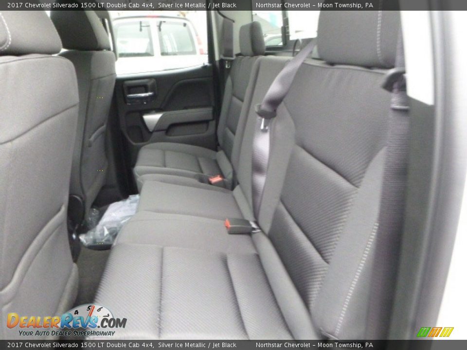 2017 Chevrolet Silverado 1500 LT Double Cab 4x4 Silver Ice Metallic / Jet Black Photo #14