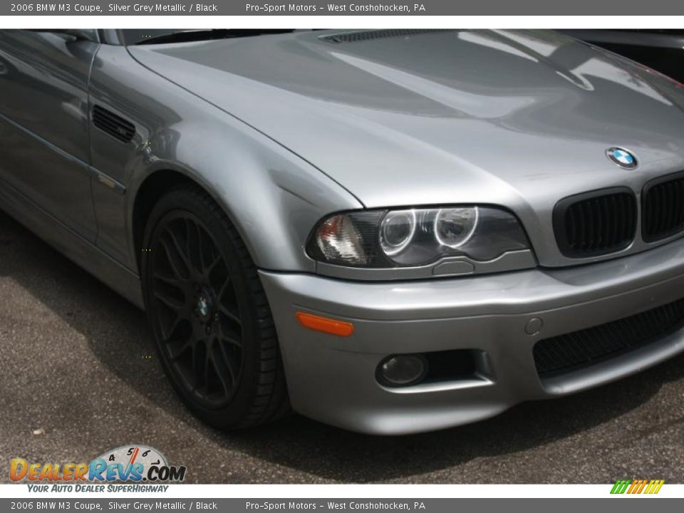 2006 BMW M3 Coupe Silver Grey Metallic / Black Photo #3