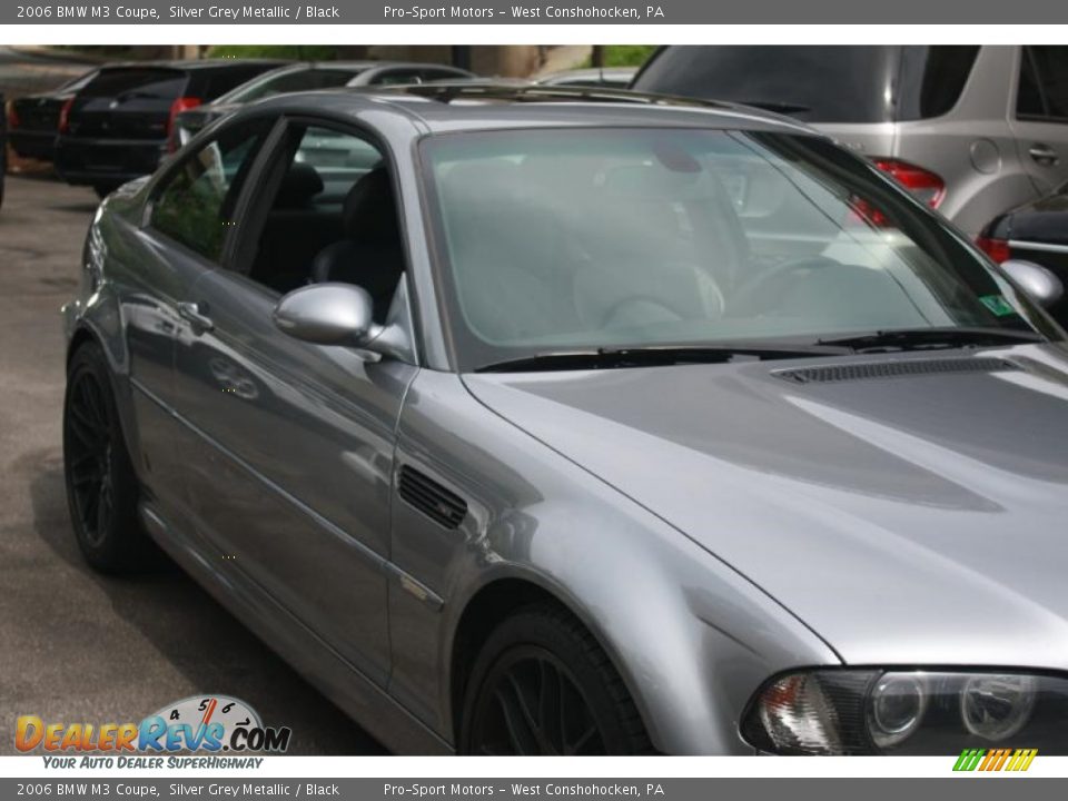 2006 BMW M3 Coupe Silver Grey Metallic / Black Photo #4