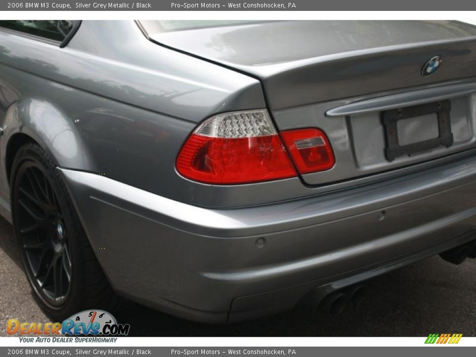 2006 BMW M3 Coupe Silver Grey Metallic / Black Photo #9