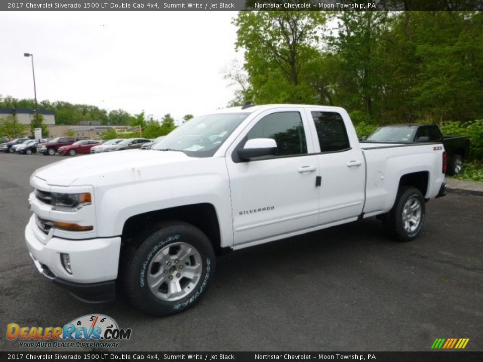 2017 Chevrolet Silverado 1500 LT Double Cab 4x4 Summit White / Jet Black Photo #1