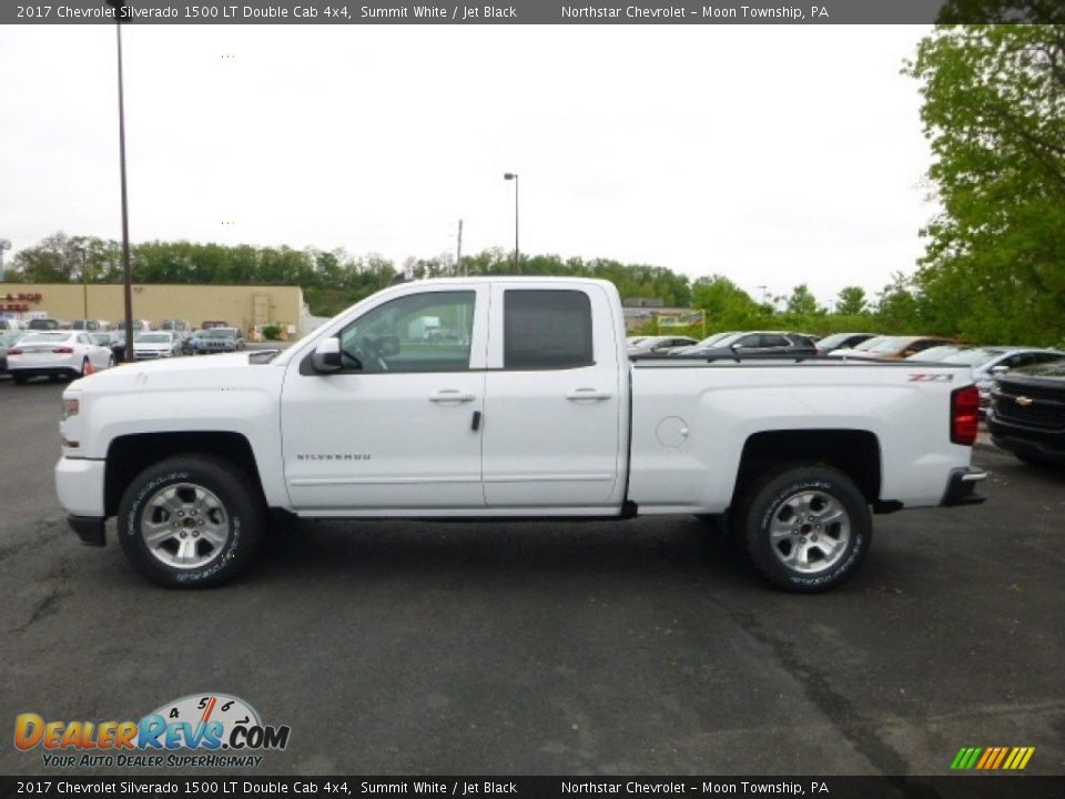 2017 Chevrolet Silverado 1500 LT Double Cab 4x4 Summit White / Jet Black Photo #2