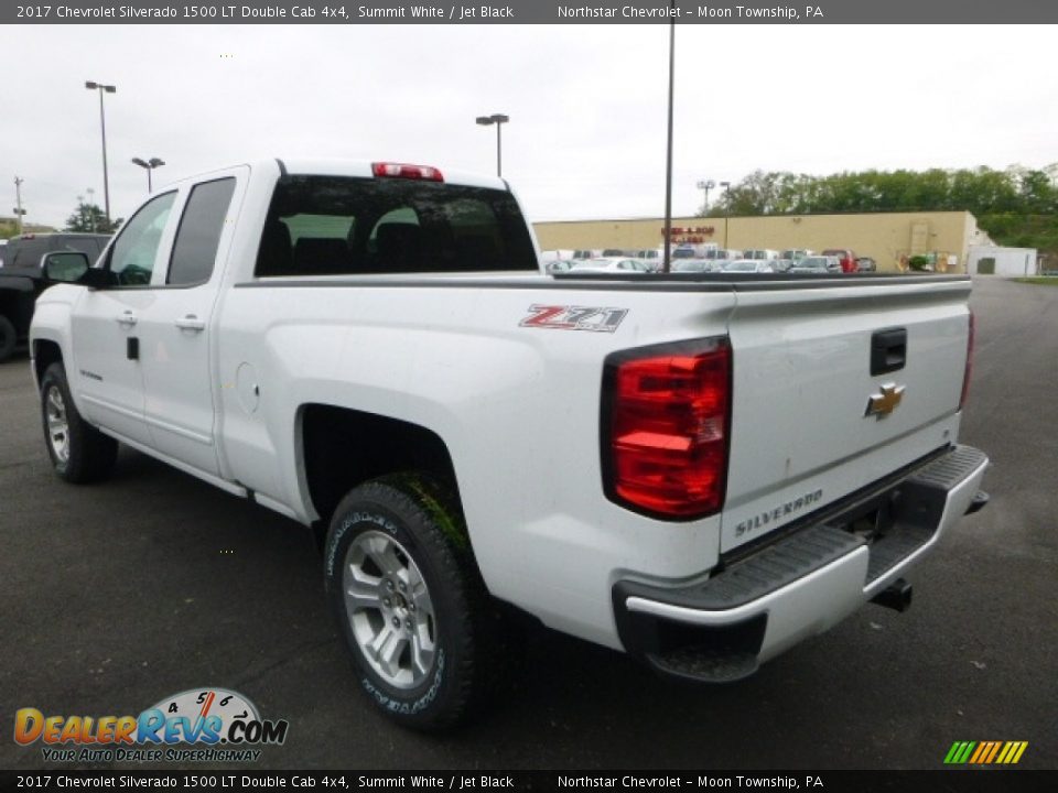 2017 Chevrolet Silverado 1500 LT Double Cab 4x4 Summit White / Jet Black Photo #3