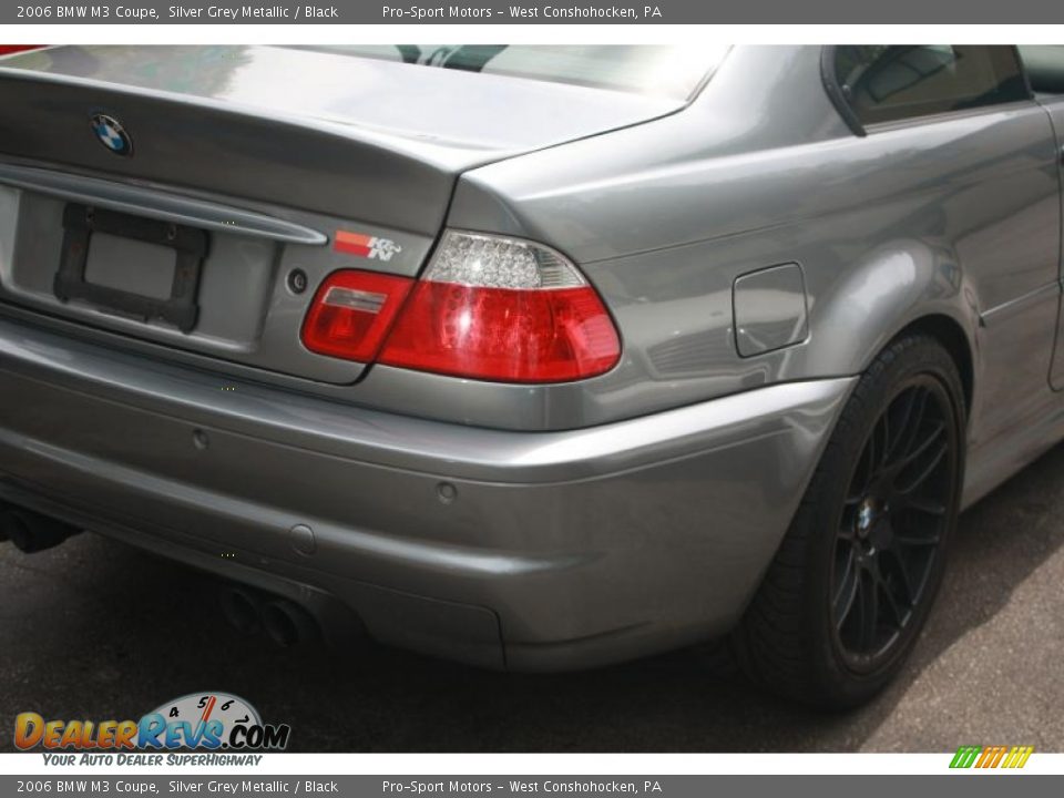 2006 BMW M3 Coupe Silver Grey Metallic / Black Photo #12
