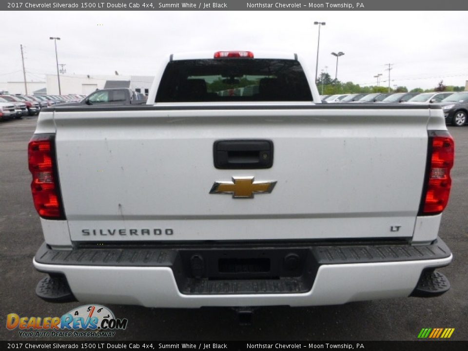 2017 Chevrolet Silverado 1500 LT Double Cab 4x4 Summit White / Jet Black Photo #4