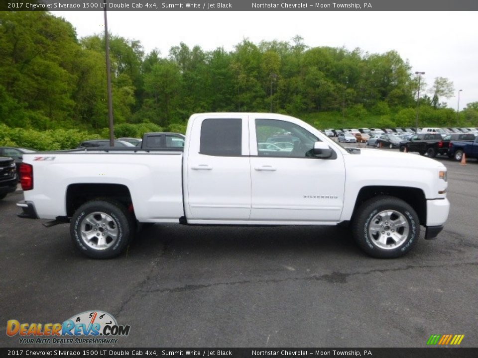 2017 Chevrolet Silverado 1500 LT Double Cab 4x4 Summit White / Jet Black Photo #6