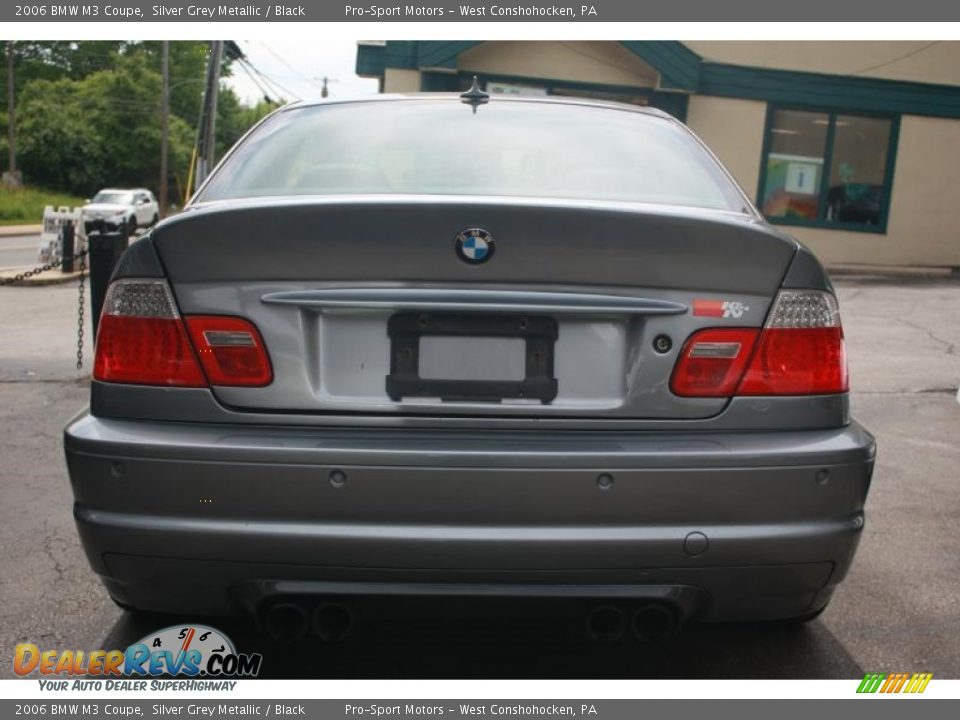 2006 BMW M3 Coupe Silver Grey Metallic / Black Photo #15