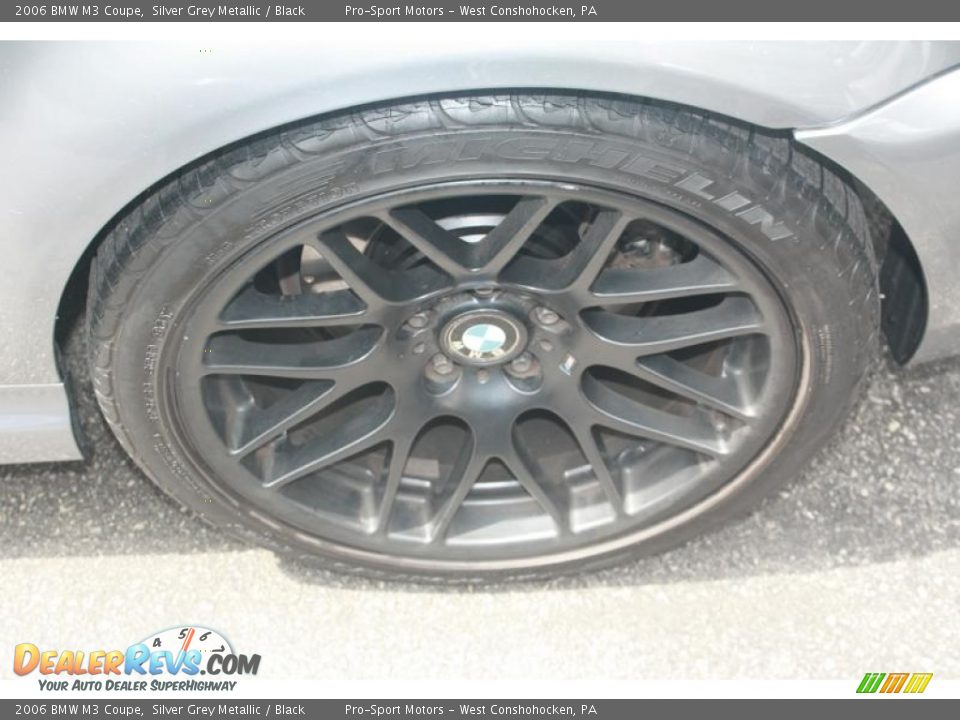 2006 BMW M3 Coupe Silver Grey Metallic / Black Photo #19