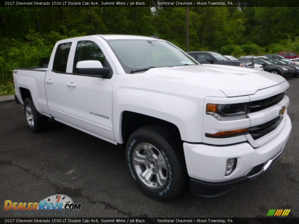 2017 Chevrolet Silverado 1500 LT Double Cab 4x4 Summit White / Jet Black Photo #12