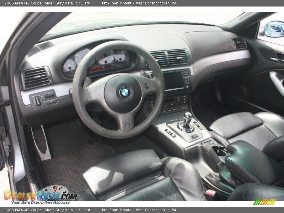 Black Interior - 2006 BMW M3 Coupe Photo #21