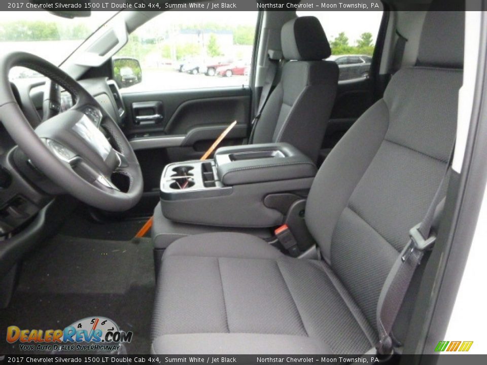2017 Chevrolet Silverado 1500 LT Double Cab 4x4 Summit White / Jet Black Photo #14
