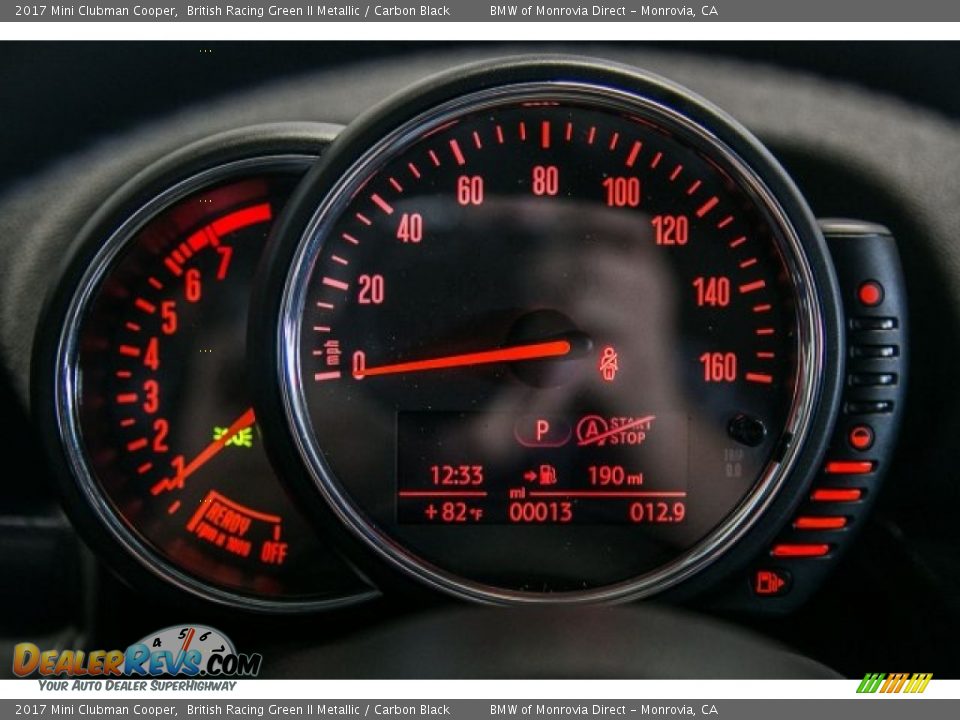 2017 Mini Clubman Cooper British Racing Green II Metallic / Carbon Black Photo #8