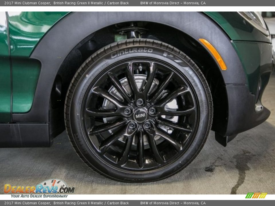 2017 Mini Clubman Cooper British Racing Green II Metallic / Carbon Black Photo #10