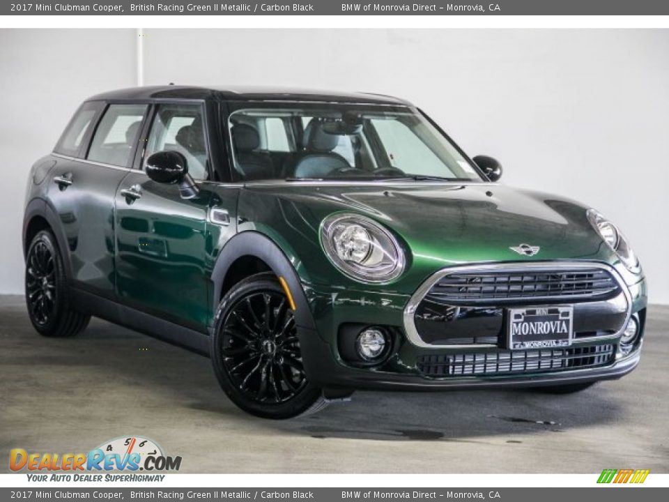 2017 Mini Clubman Cooper British Racing Green II Metallic / Carbon Black Photo #12