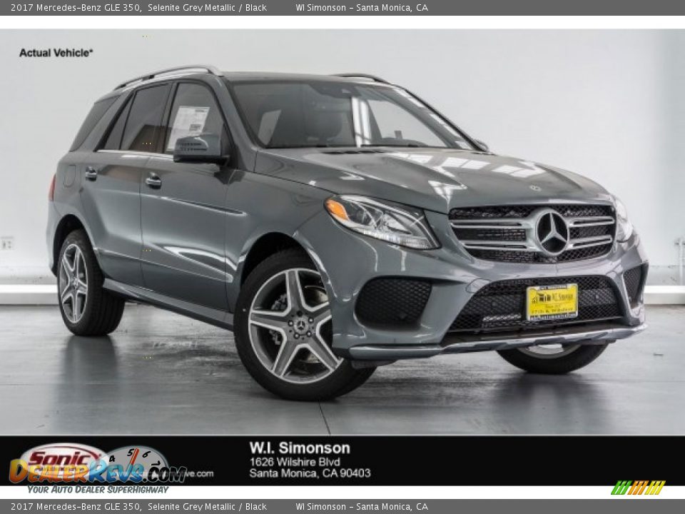 2017 Mercedes-Benz GLE 350 Selenite Grey Metallic / Black Photo #1