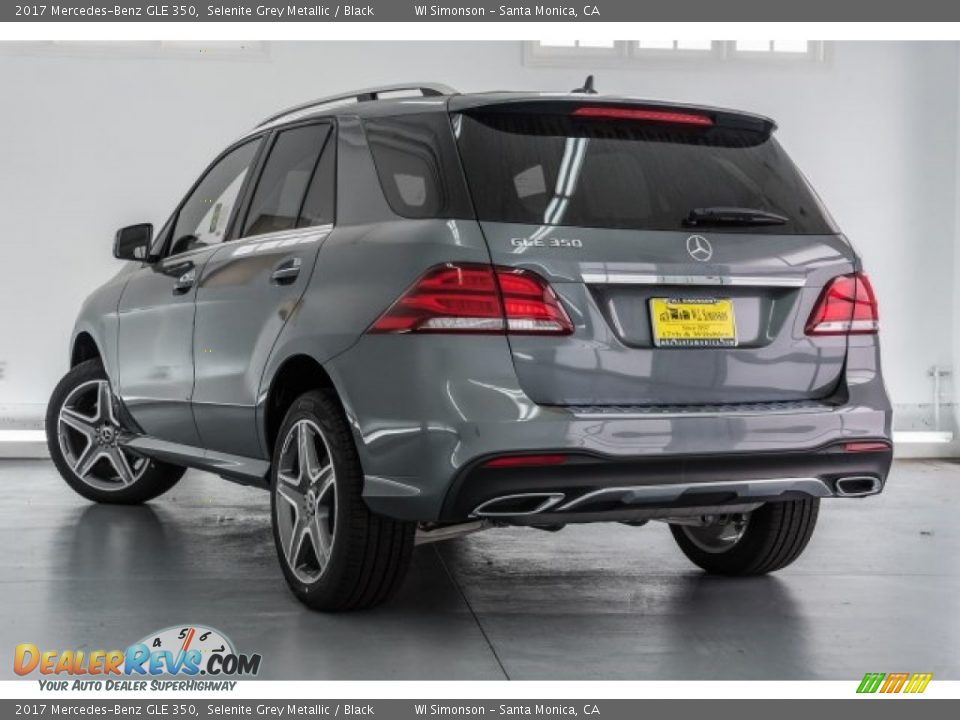2017 Mercedes-Benz GLE 350 Selenite Grey Metallic / Black Photo #3