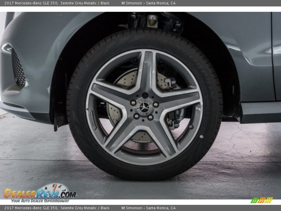 2017 Mercedes-Benz GLE 350 Selenite Grey Metallic / Black Photo #9