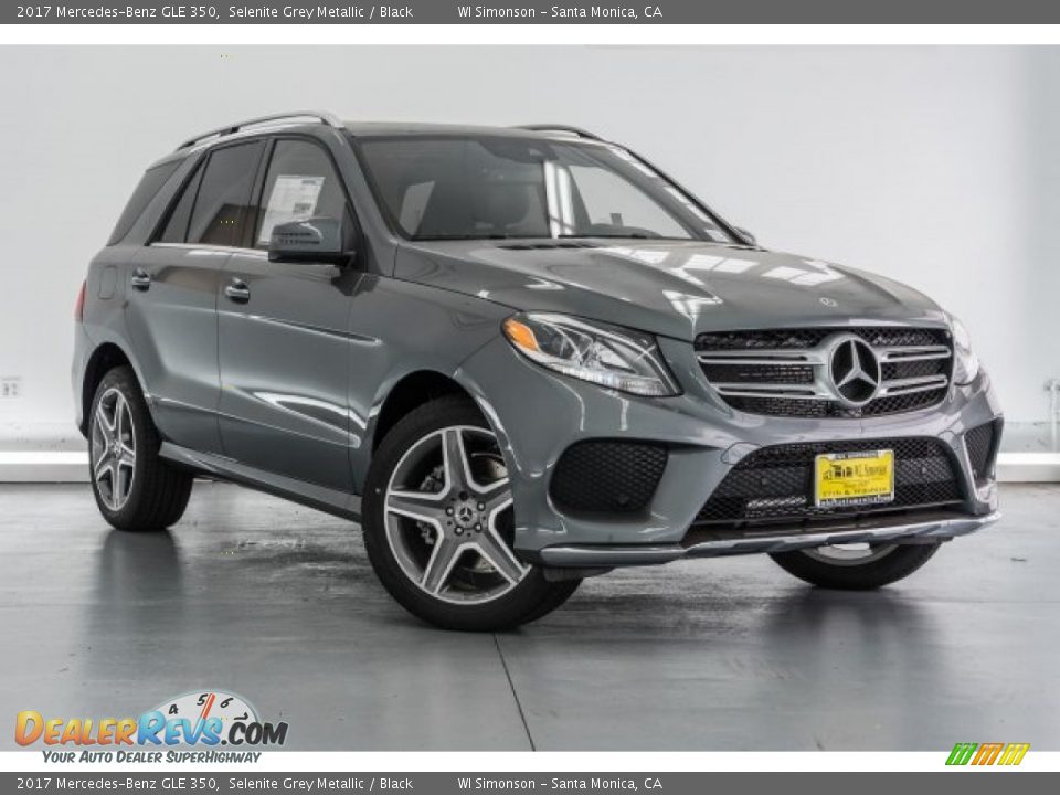 2017 Mercedes-Benz GLE 350 Selenite Grey Metallic / Black Photo #12